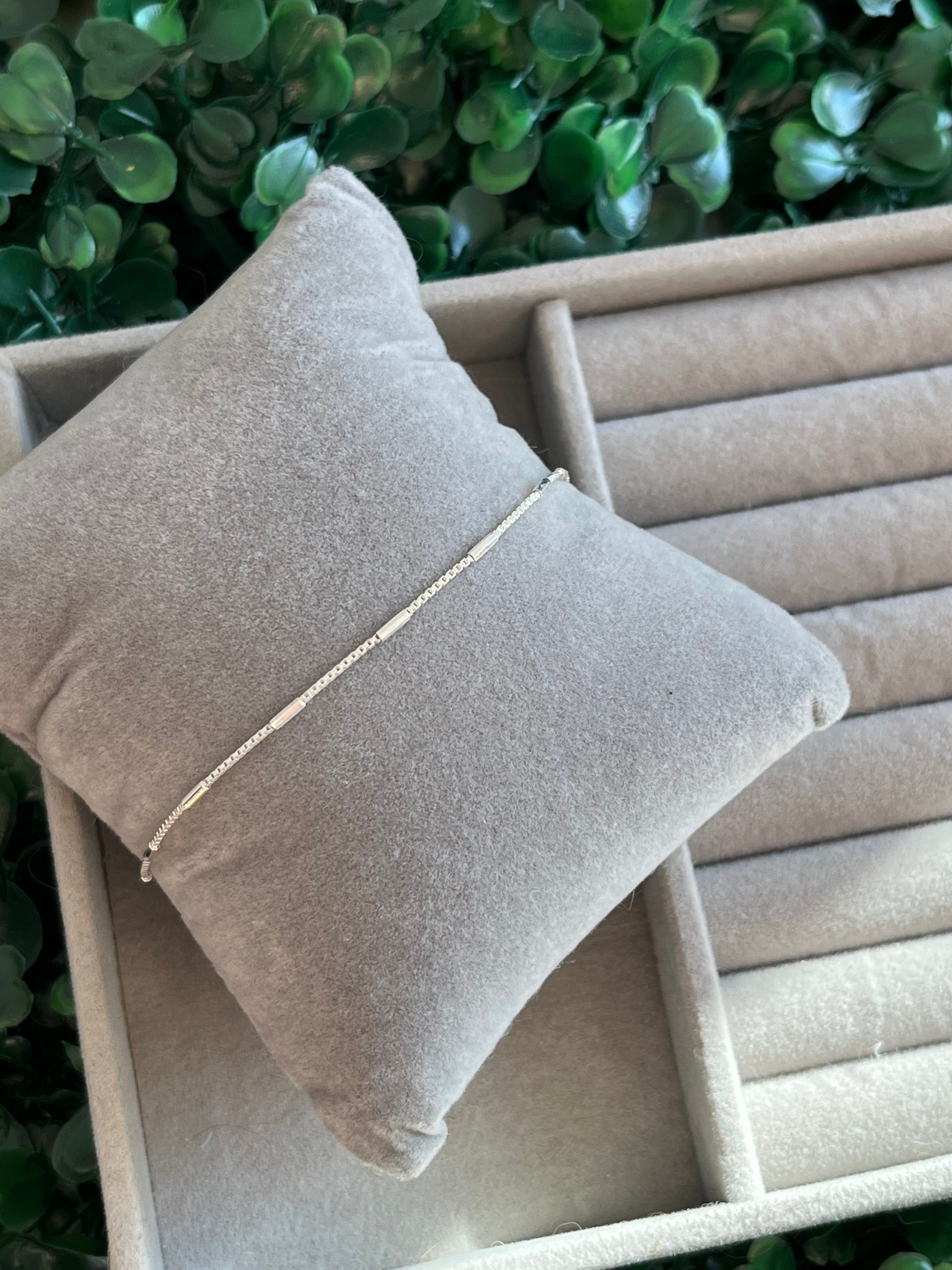 Pulseira Veneziana Palito - Prata