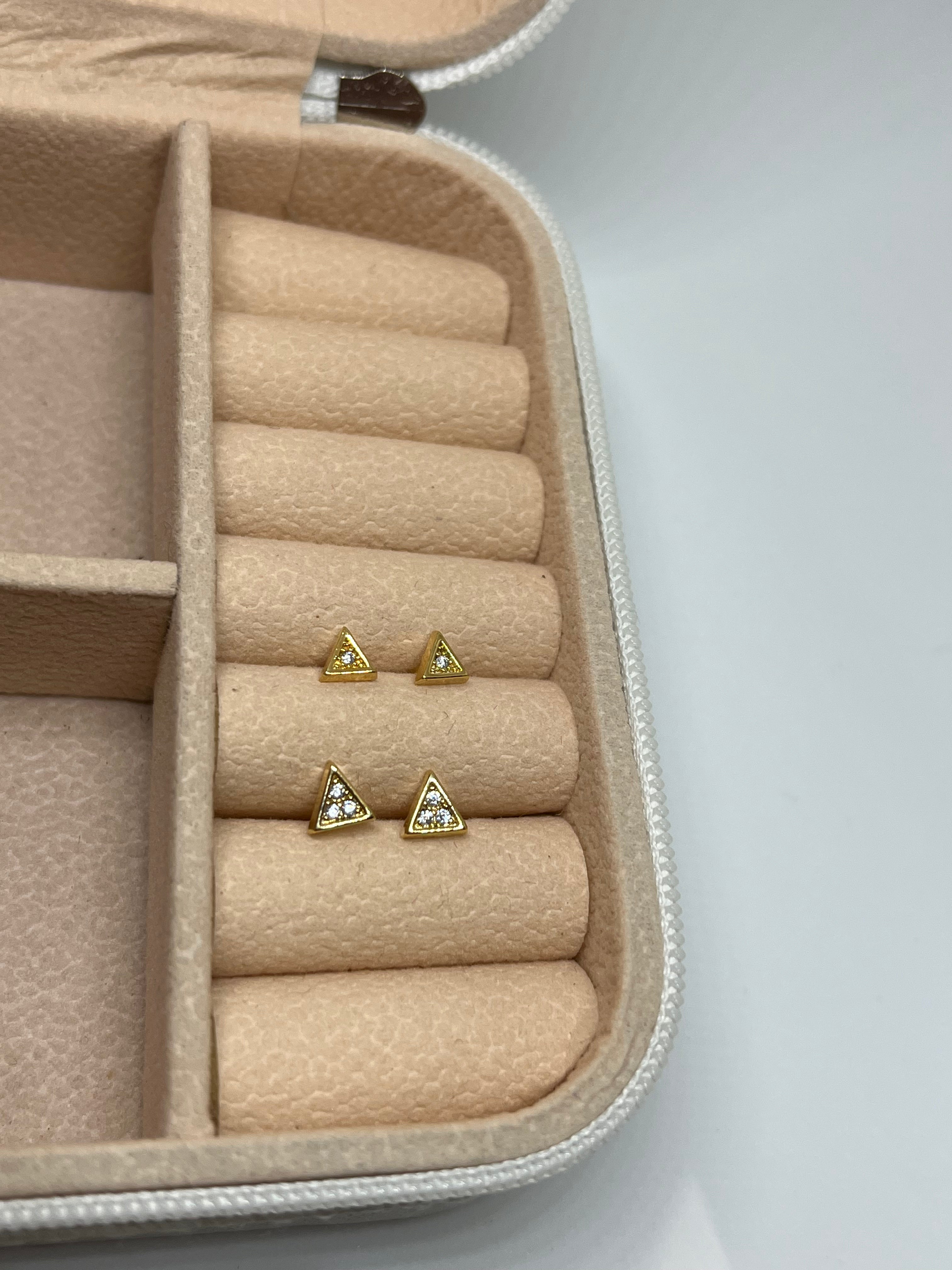 Brinco Duplo Triângulo