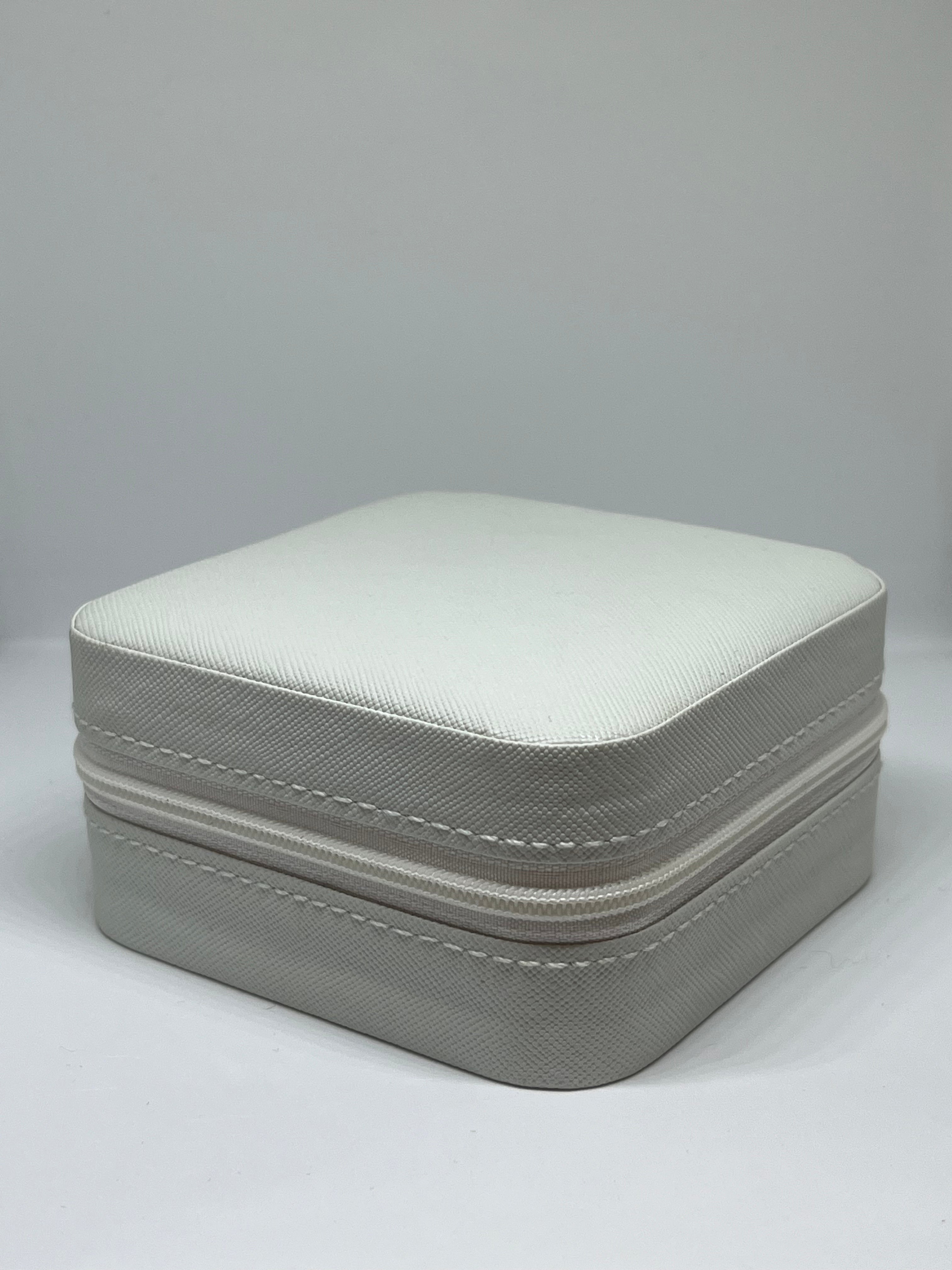 Porta Jóias Quadrado Branco