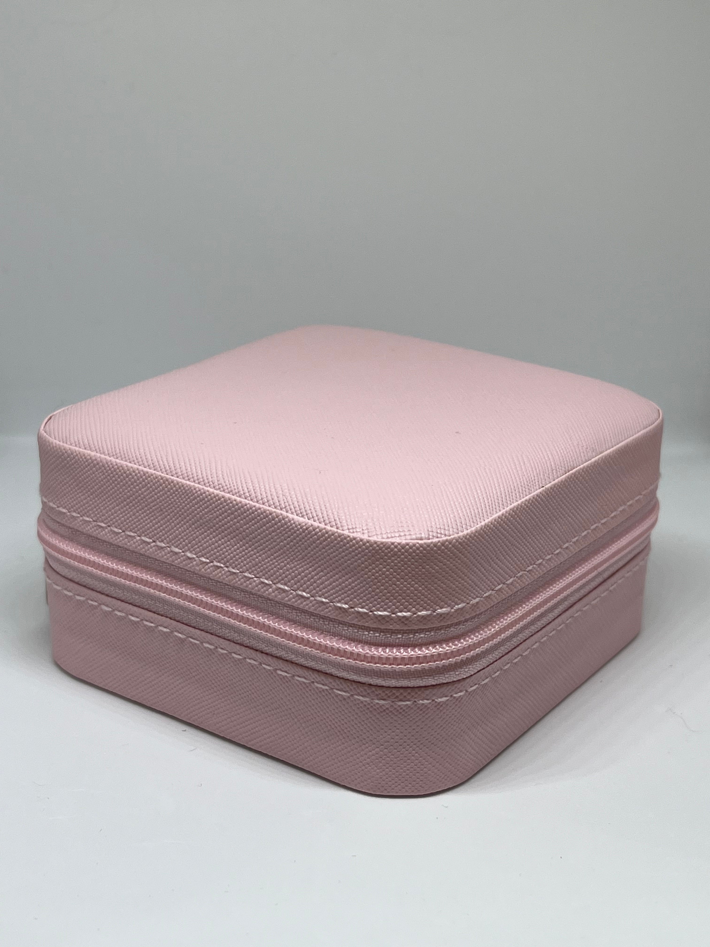 Porta Jóias Quadrado Rosa
