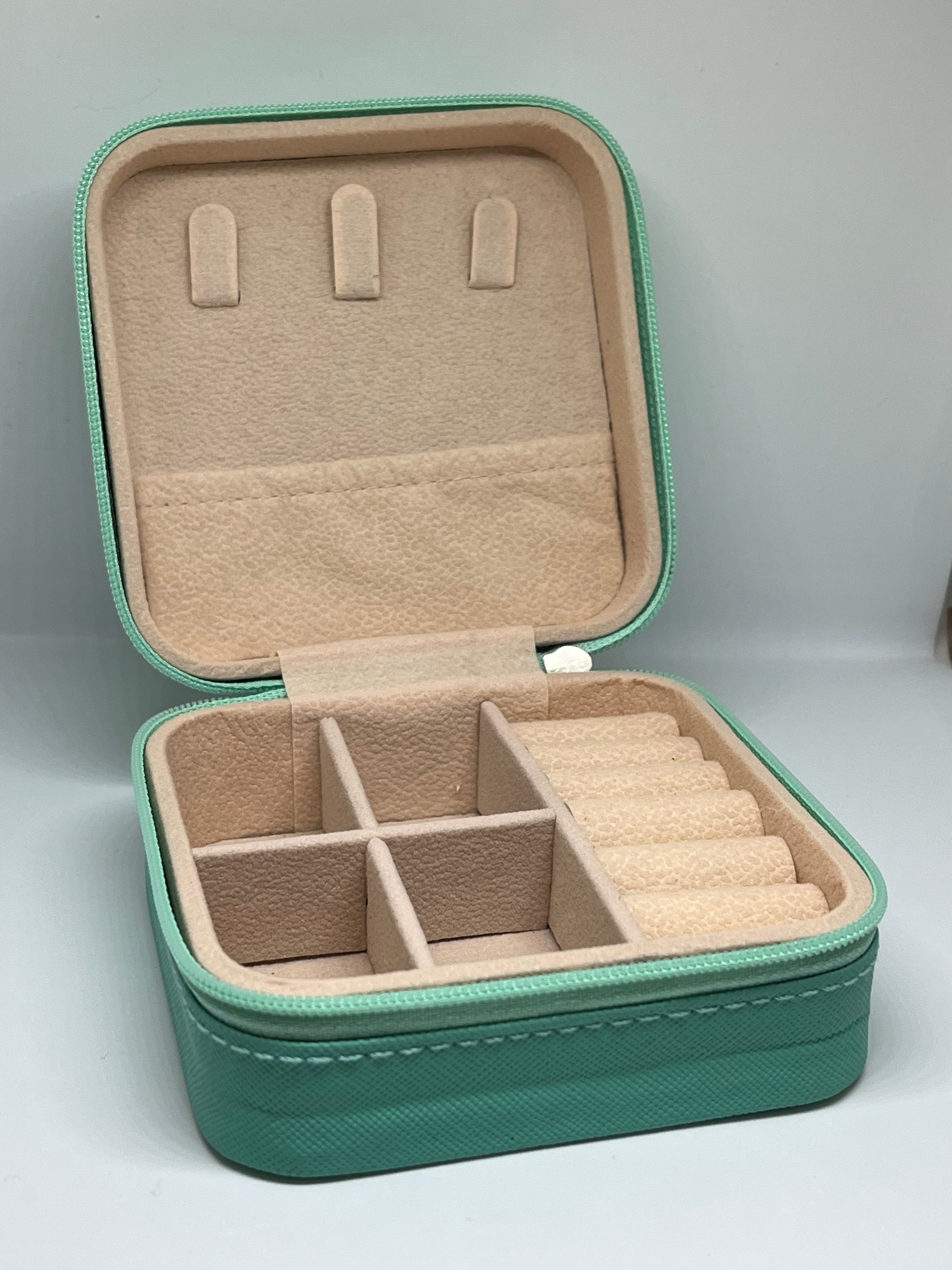 Porta Jóias Quadrado Verde